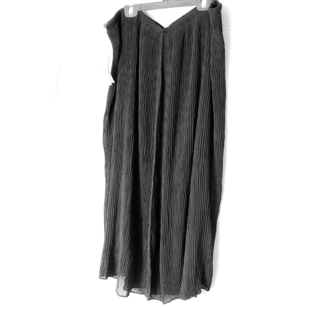 EILEEN FISHER LONG PLEATED SKIRT SIZE LG. NWT $278.00